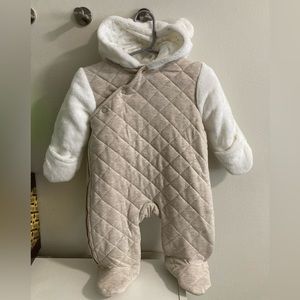 First Wish Quilted Snowsuit/ Bunting Size 3-6 Months
